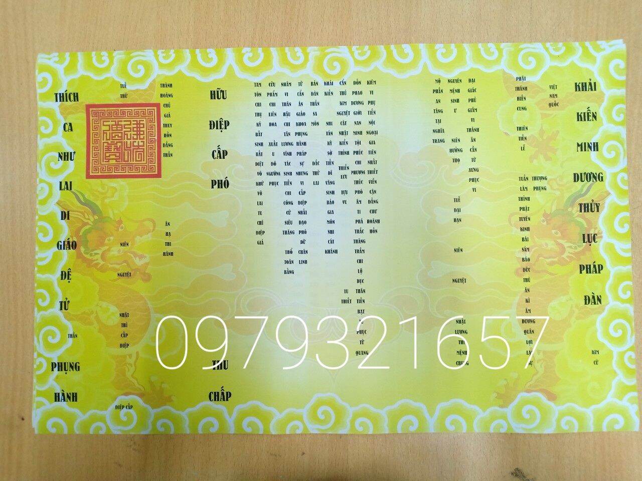 10 Sớ Cầu Tài Lộc kèm vỏ