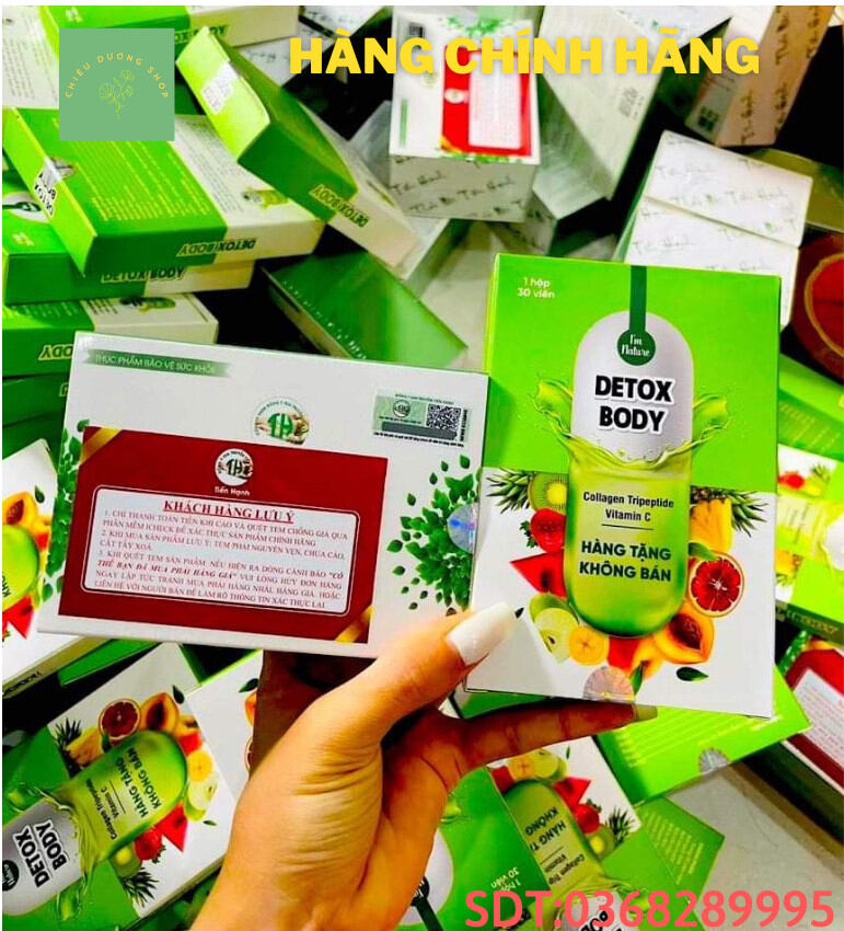 Trà giảm cân Tiến Hạnh tặng kèm 30viên detox chính hãng 2022
