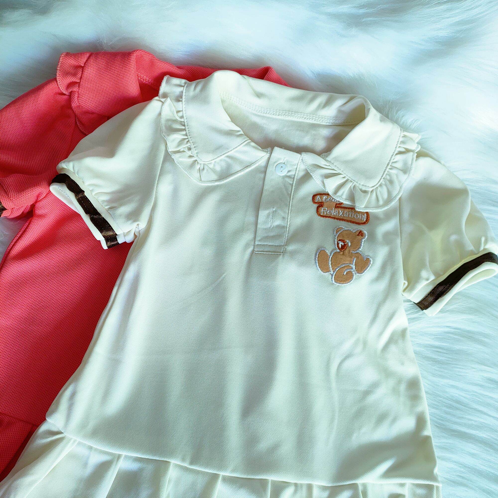 Váy polo bé gái chất polo cotton mềm mát size (8-16kg)
