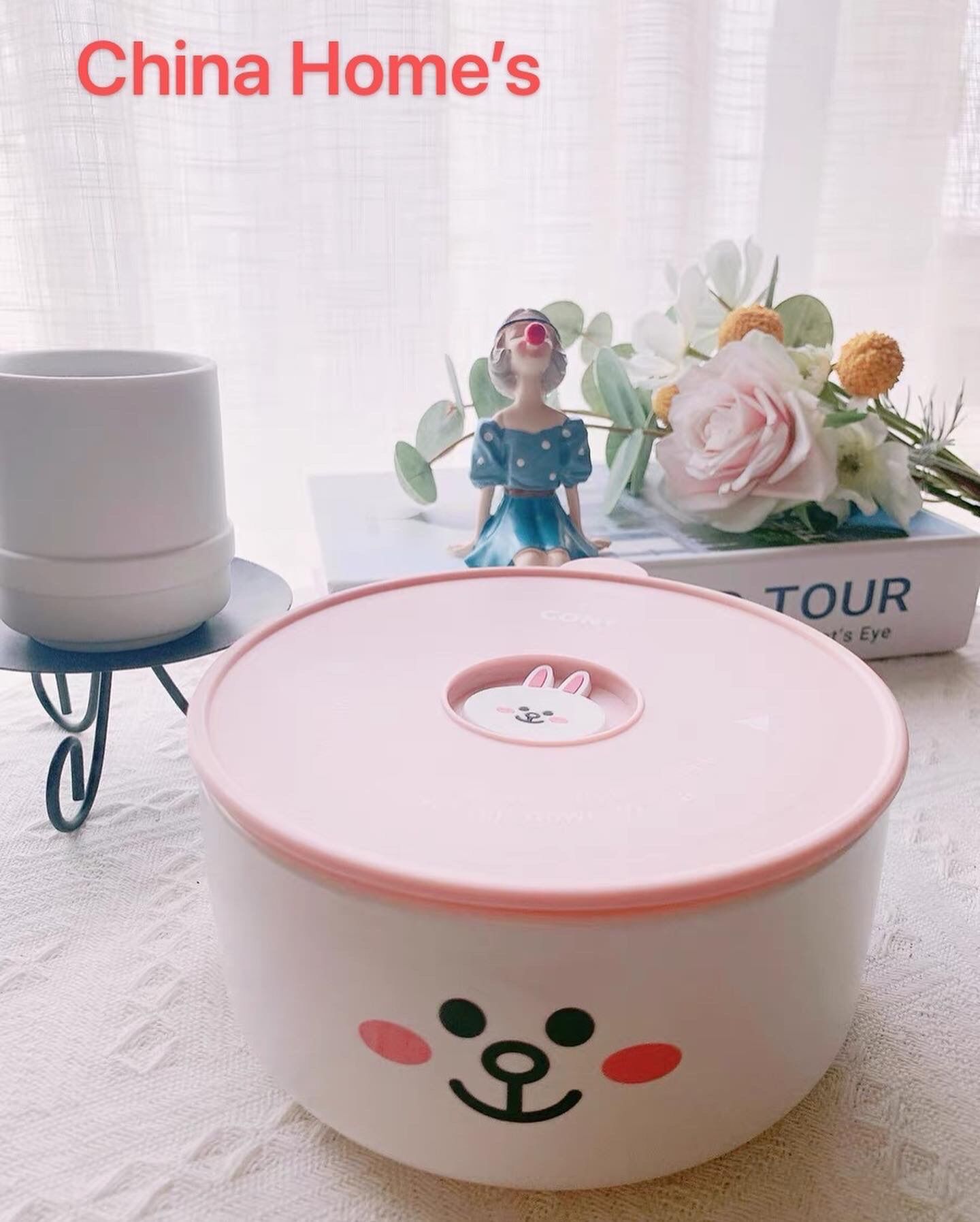 [Line Friends] Hộp Đựng Cơm Thỏ Cony Line Friends