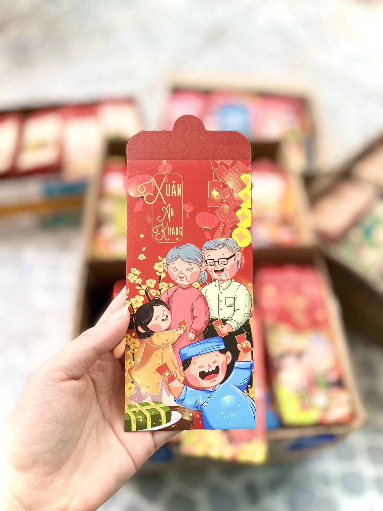 Combo 10 bao lì xì Xuân An khang