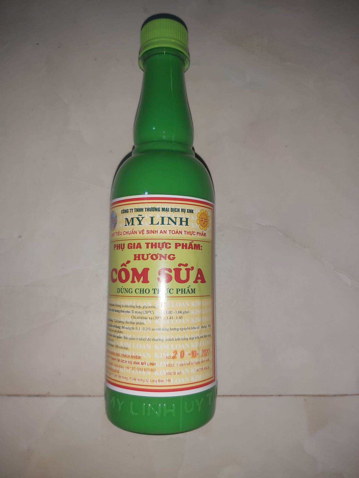 Hương cốm sữa chai 500ml