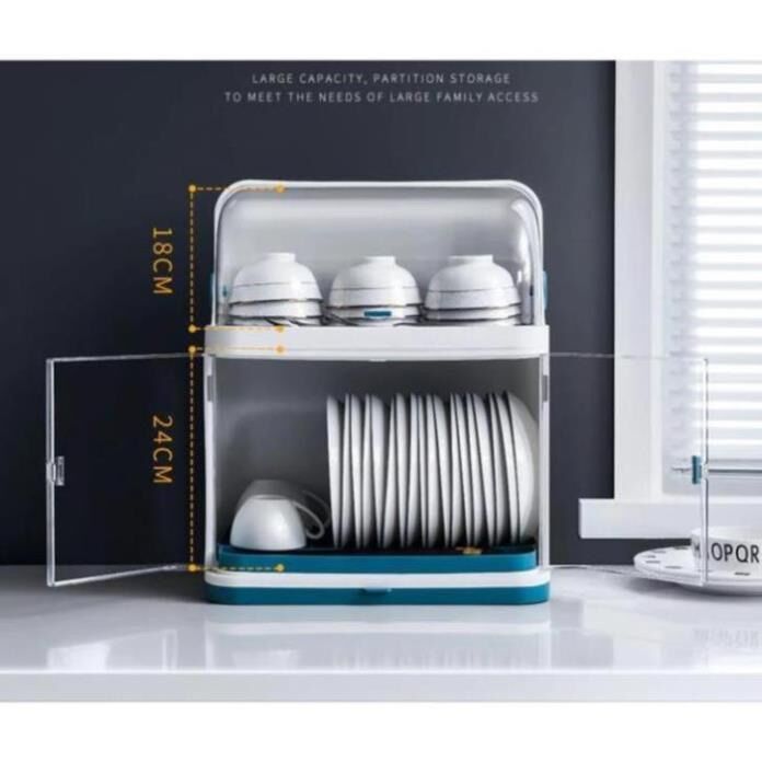 Tủ nhựa đựng chén dĩa mini
