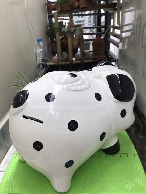 Heo đất tiết kiệm chó đóm XL ( 28x18x20 )