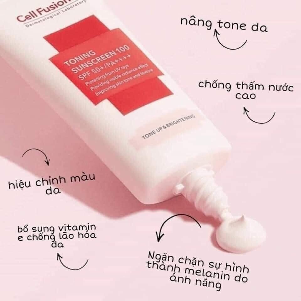 Kem chống nắng cell fushion hồng 50ml