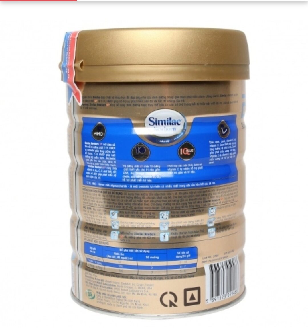 Sữa similac số 1 900g (0-6 tháng)