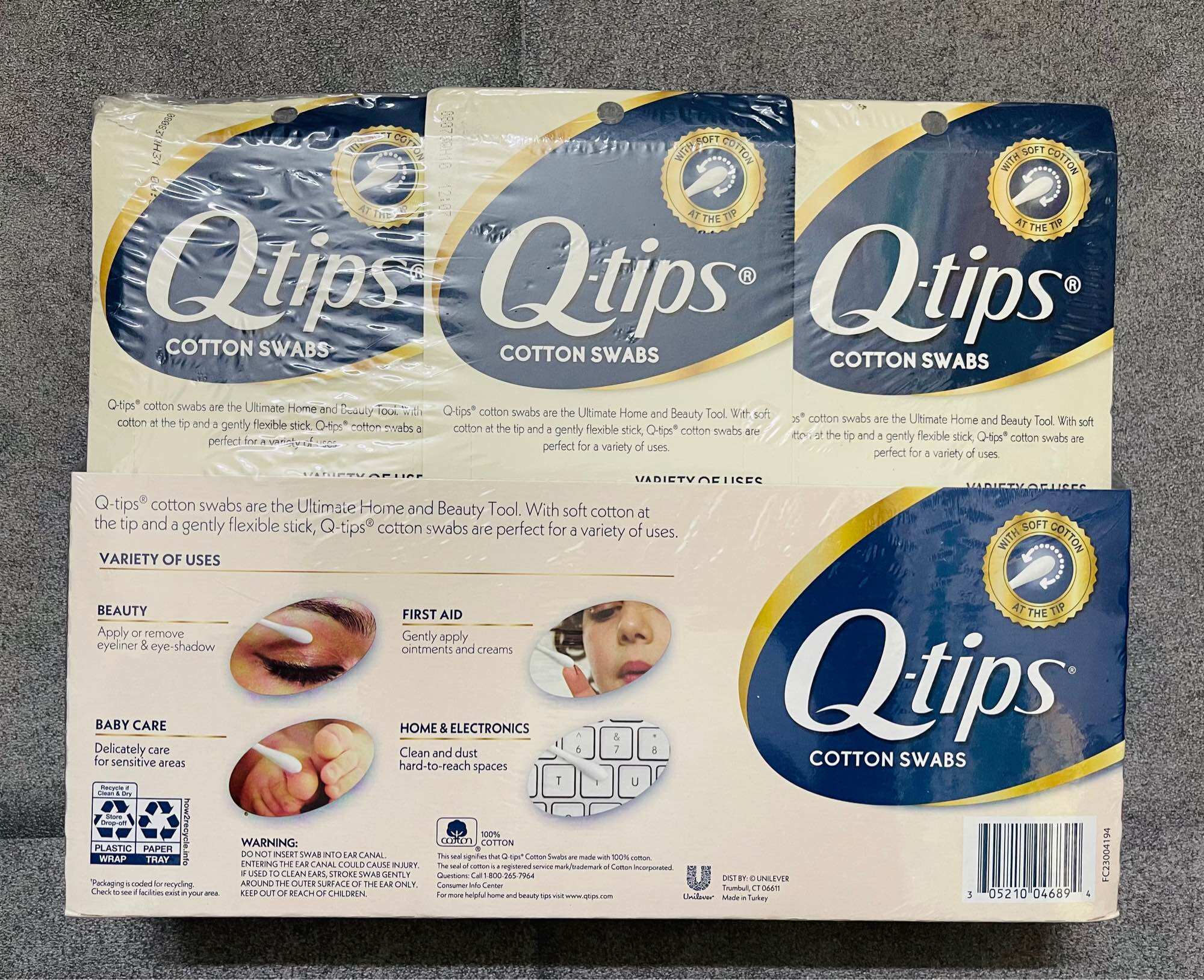 [USA] BÔNG TĂM QTIPS 500 CÂY MẪU MỚI