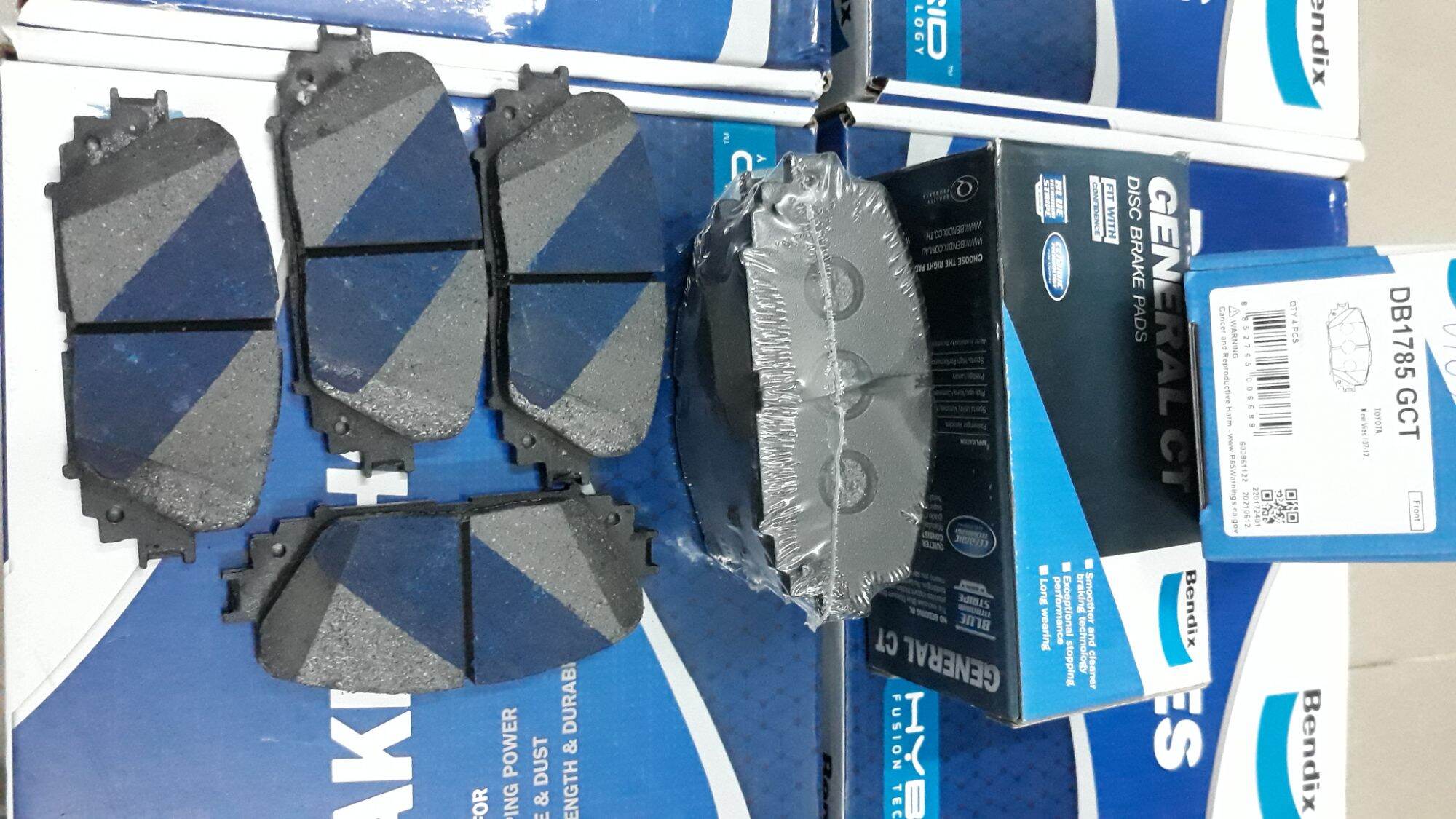 Bố thắng trước , Má phanh Vios 2008 + 2021 Bendix DB1785 GCT ( ĐỨC )