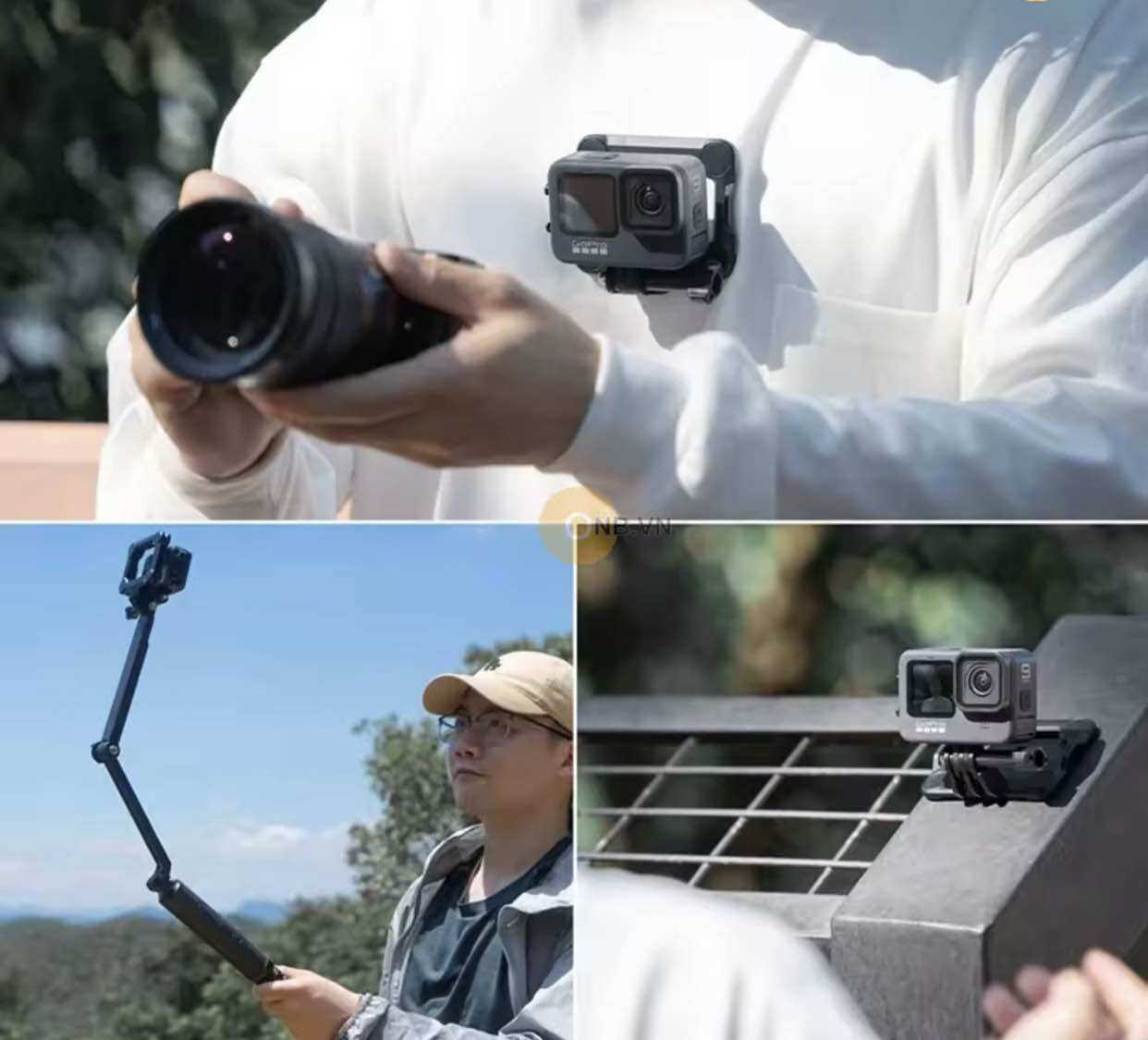 Phụ kiện gopro giá đở nam châm hút đa năng