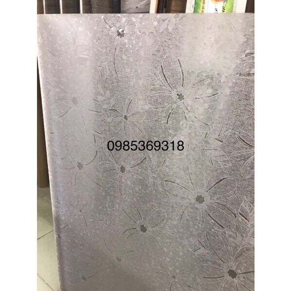 [Combo 90cm*5md] Giấy Dán Kính Hoa Sữa Trắng keo sẵn bóc dán