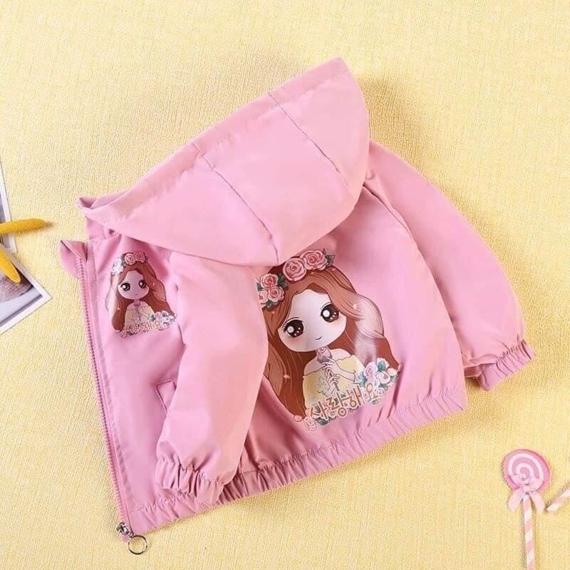 💖 áo khoác bé gái 💖 Áo khoác gió cho bé kiểu dáng đáng yêu