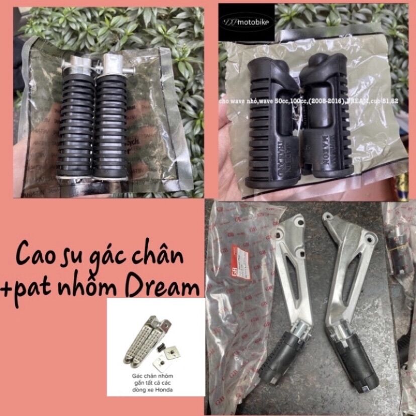 Gác chân xe máy dream việt,thái