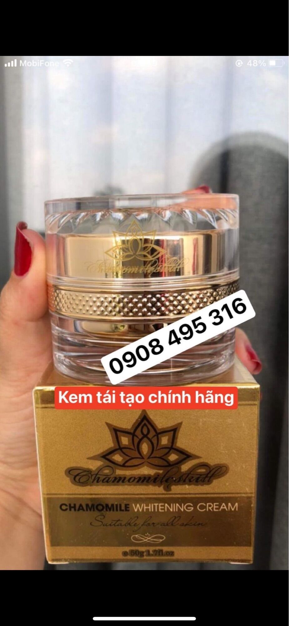 [HCM]KEM TÁI TẠO CHAMOMILESKILL