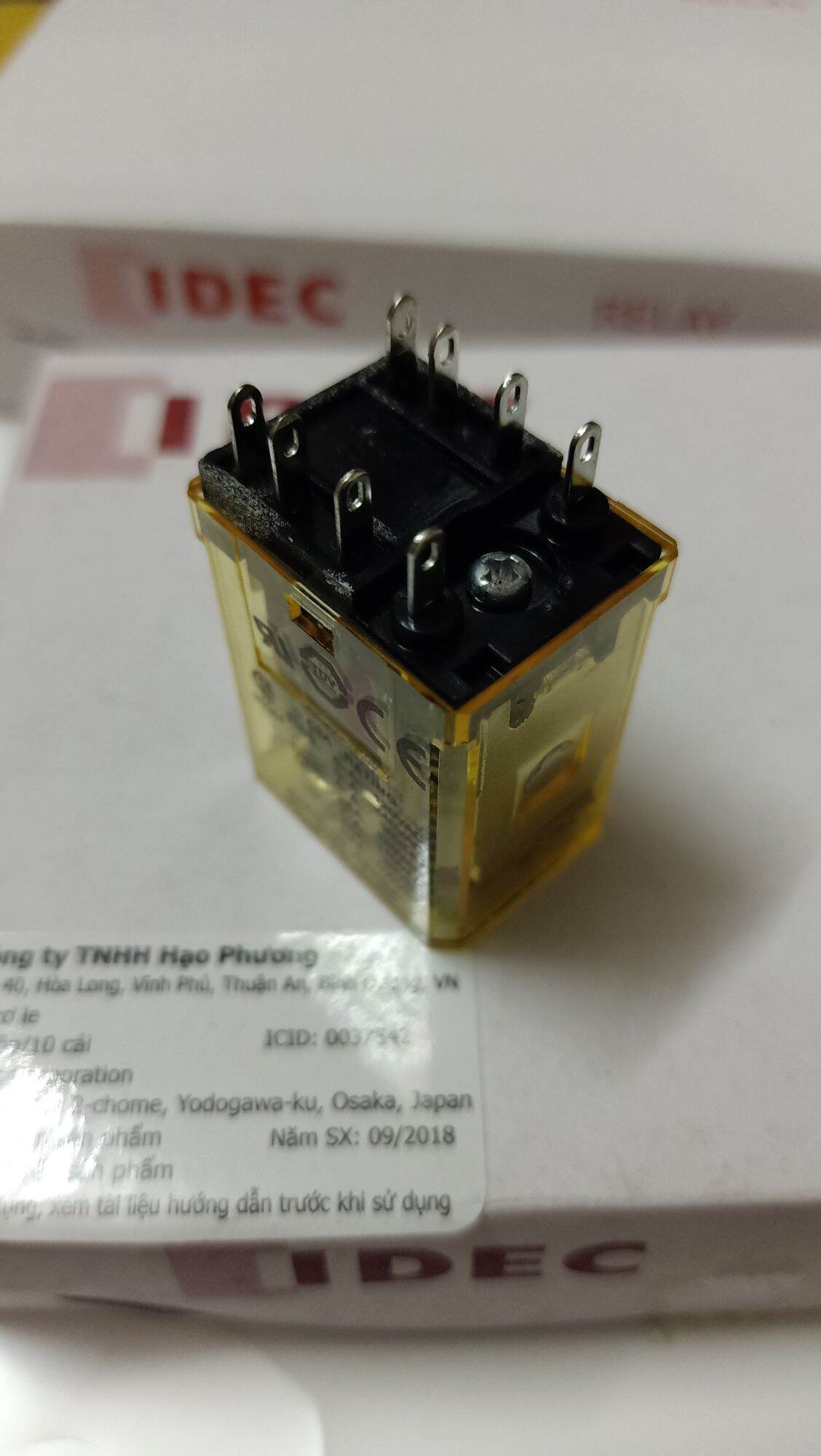 rơ le trung gian IDEC 8 chân nhỏ  RM2S-UL