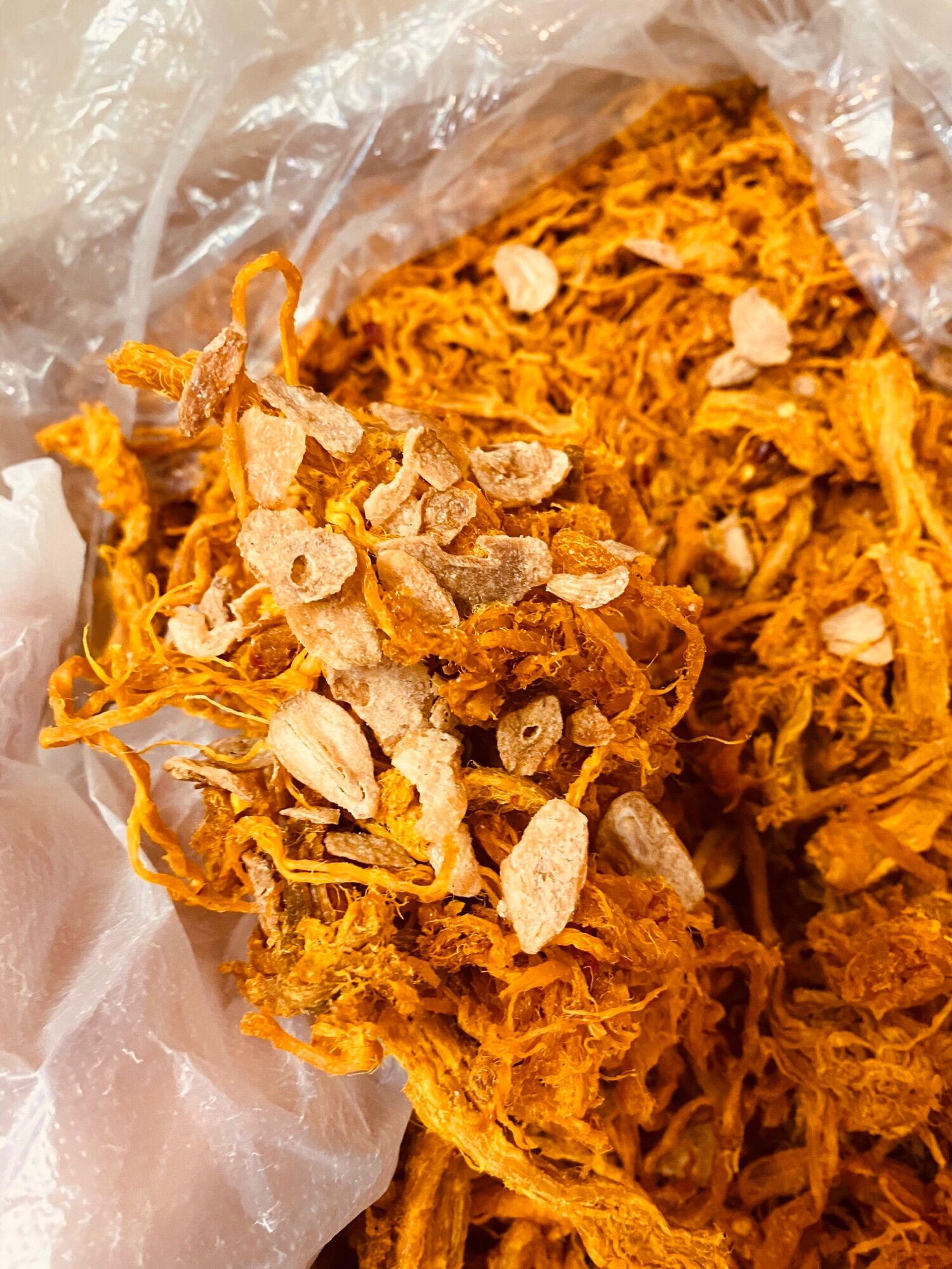 KHÔ HEO CHÁY TỎI 🍂  (Khô heo thiệt 100%) 250gr