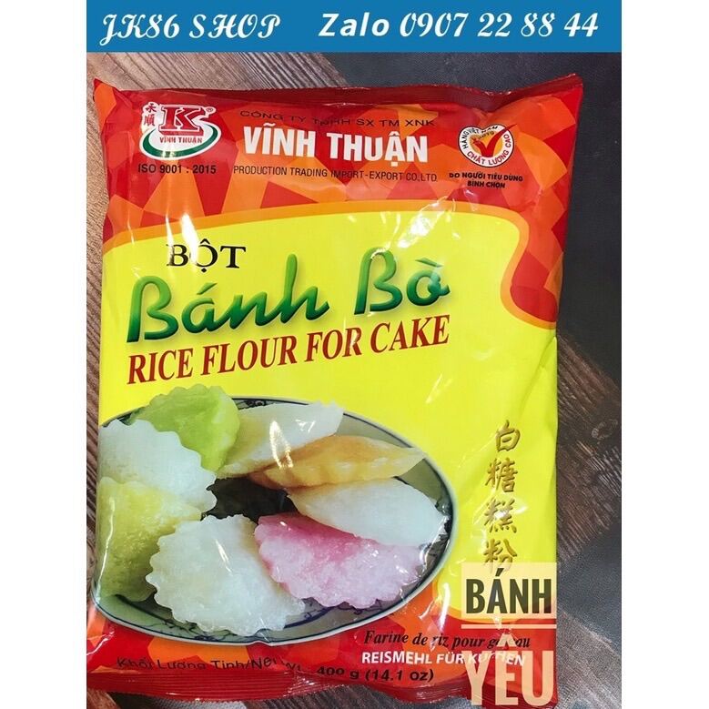 1 thùng bột bánh bò Vĩnh Thuận loại 400gr