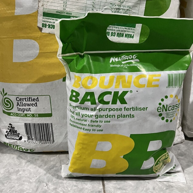 1kg phân cá hữu cơ úc BB Bounce Back dạng viên đậm đặc.