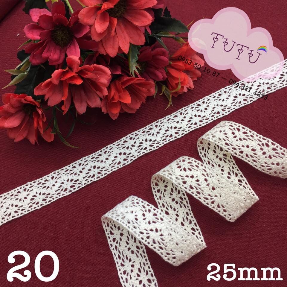 Ren viền cotton 4k/m (set 5m )