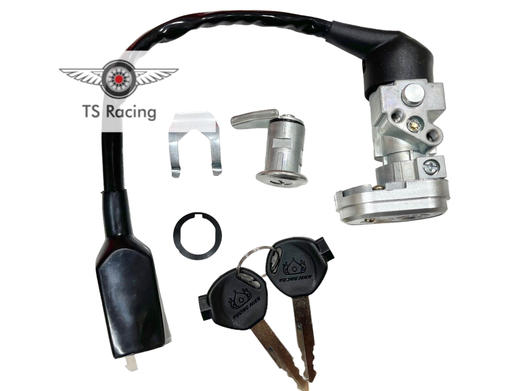 Bộ ổ khoá vuông trước sau wave rs - wave a - wave s100
