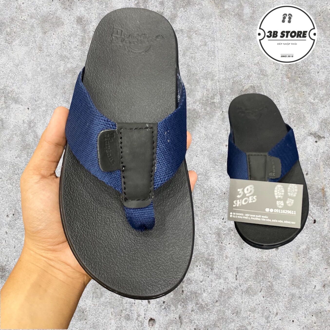 [GIÁ SỐC] Dép kẹp Dr.martens MANA (quai xanh) hàng chuẩn Thái Lan BẢO HÀNH 6 THÁNG