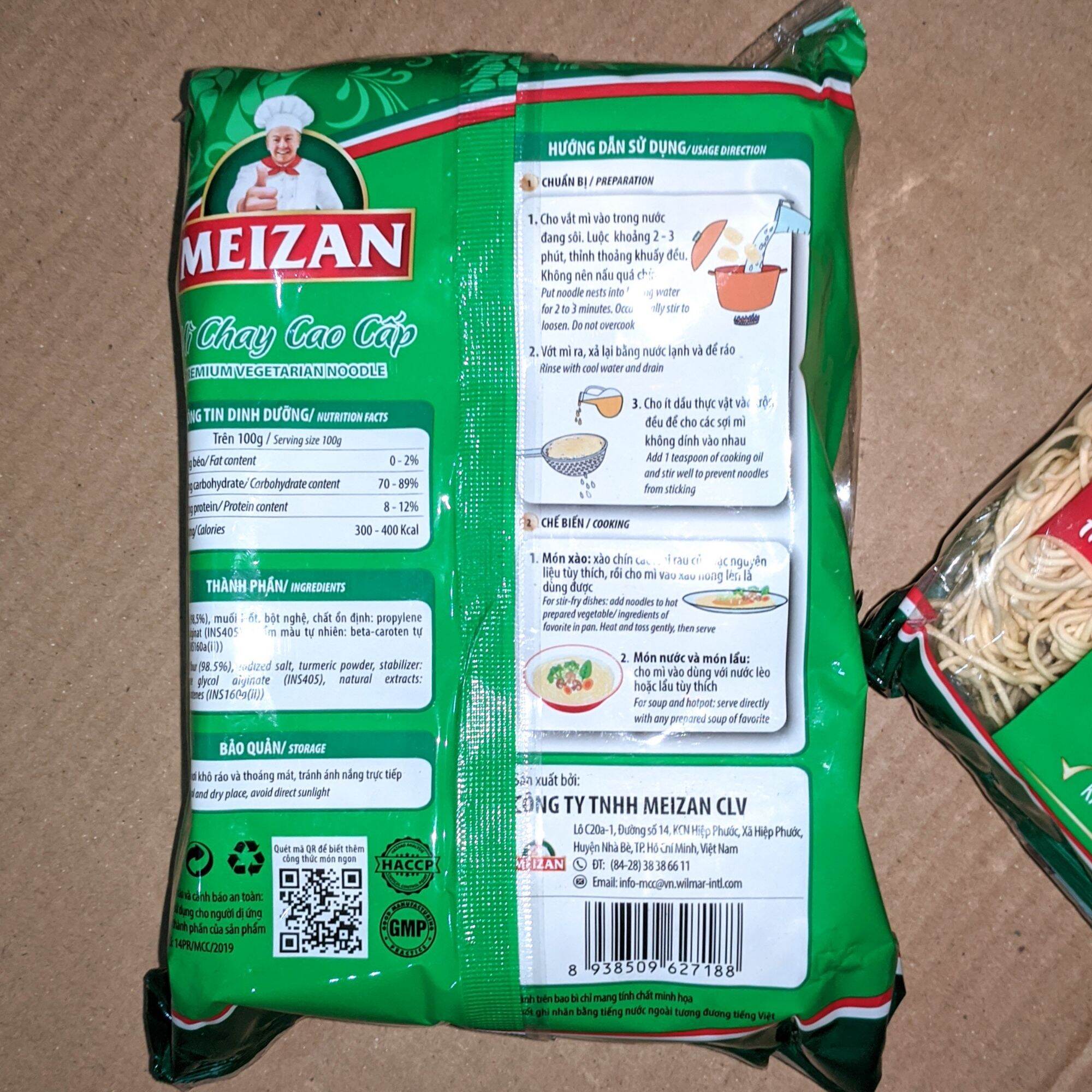 Mì chay cao cấp Meizan 250 g