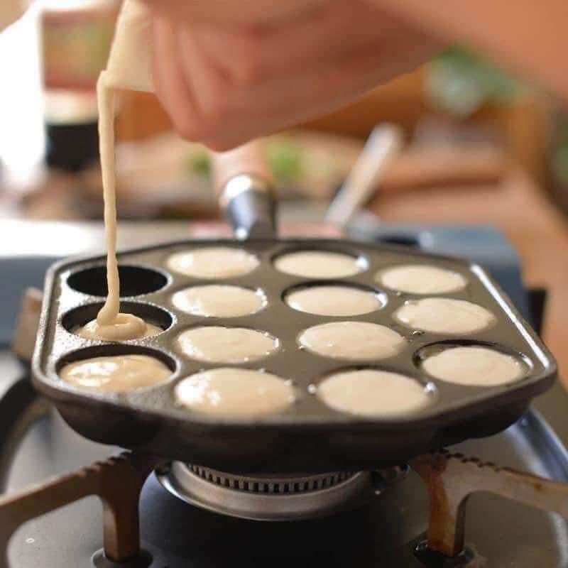 Chảo khuôn nướng Takoyaki bạch tuộc viên/ bánh kếp chống dính