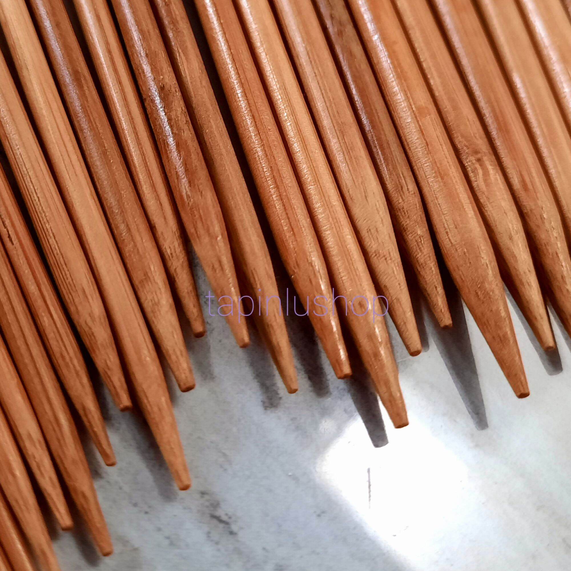 Cặp kim đan len bằng gỗ chiều dài 25cm, 36cm