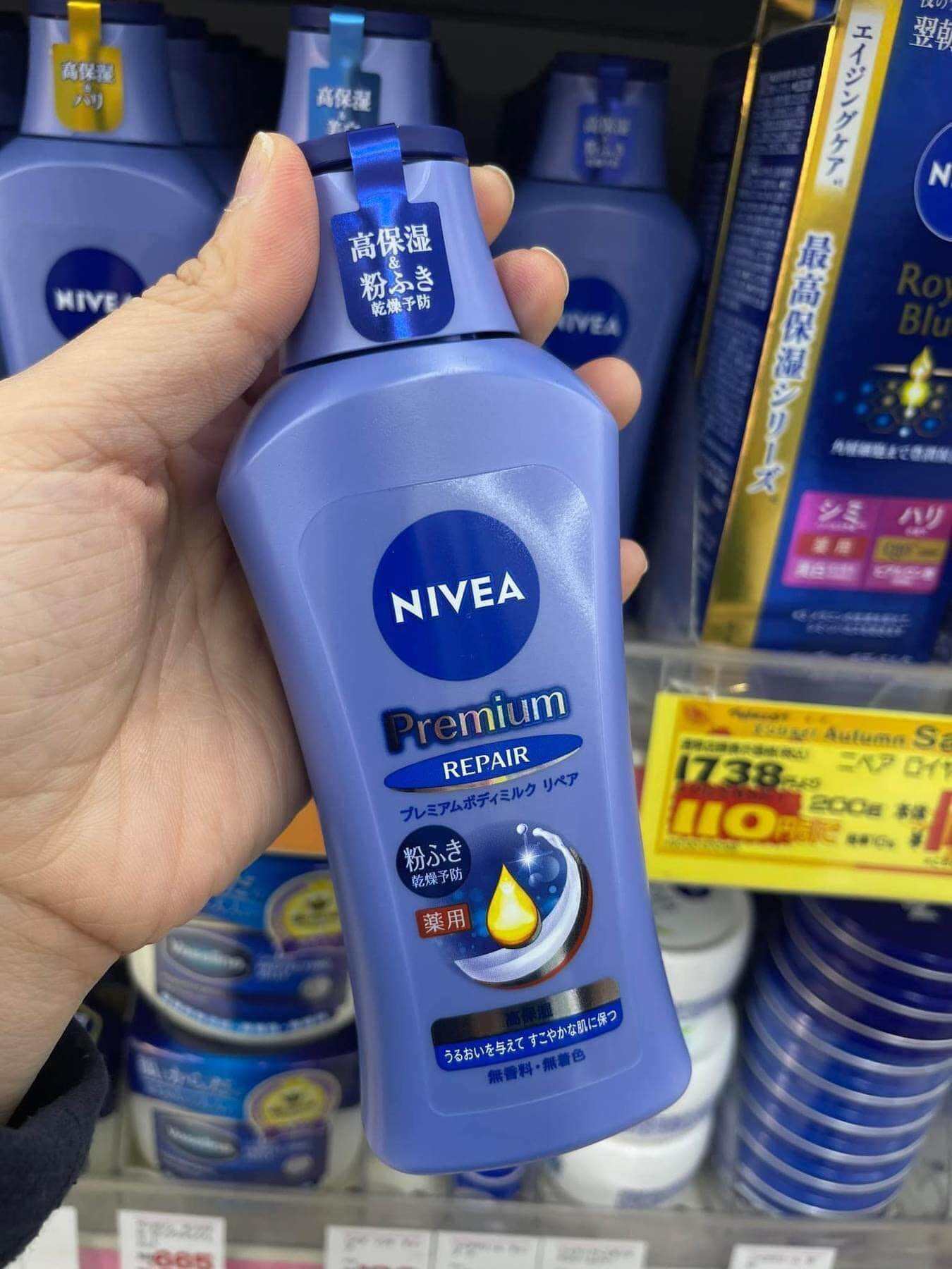 [FreeshipMAX] Sữa Dưỡng Thể Premium Body Milk Nivea Nhật