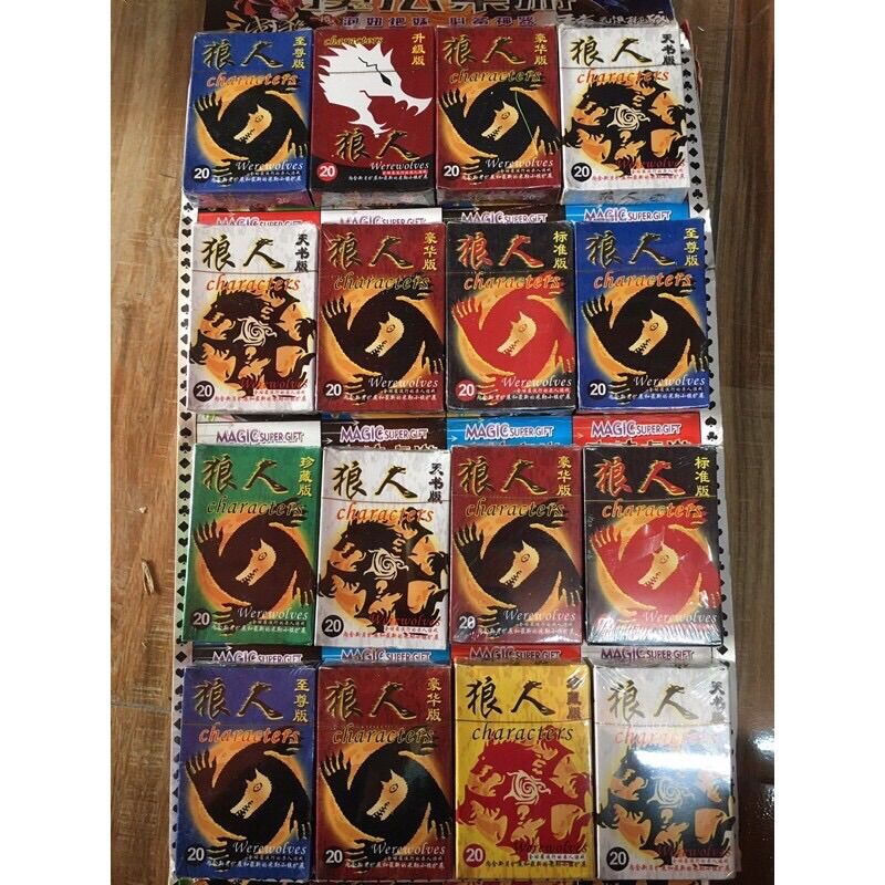 Bộ bài ma sói 50 và 110 lá siêu đẹp