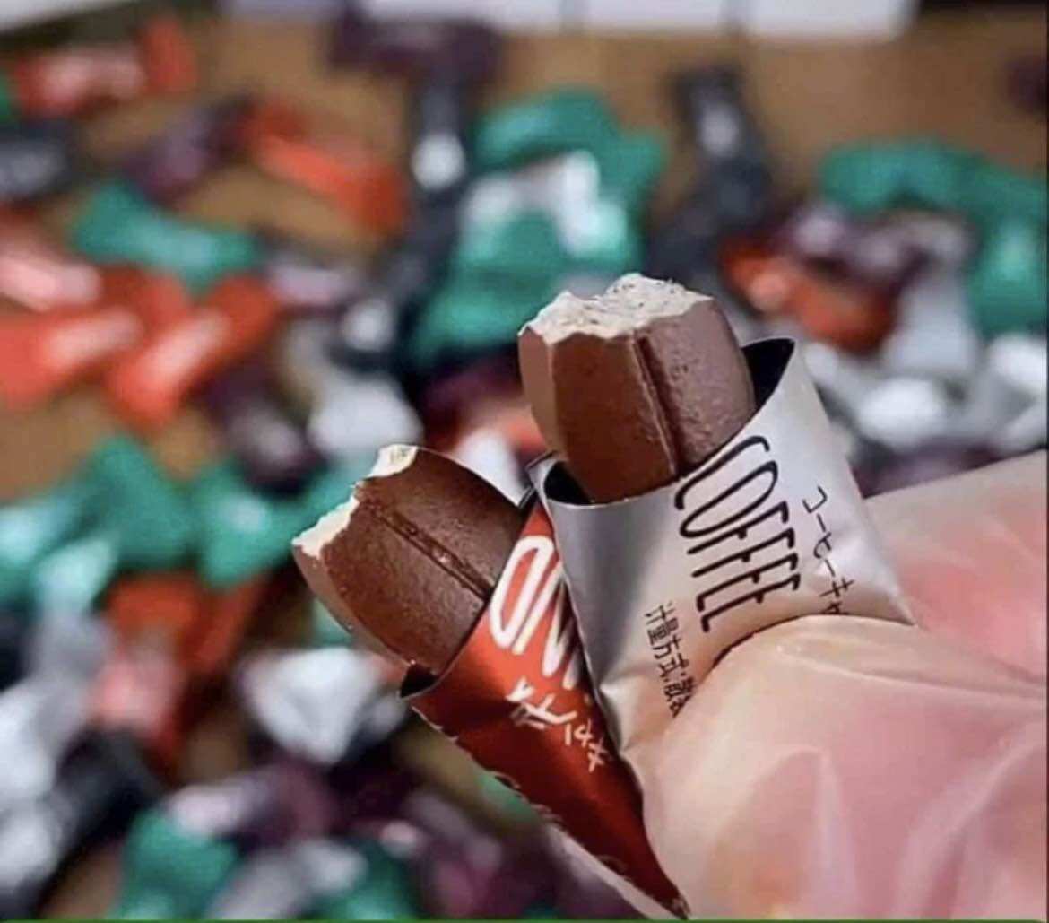 Bịch 30 viên kẹo cafe khoing đường mix vị