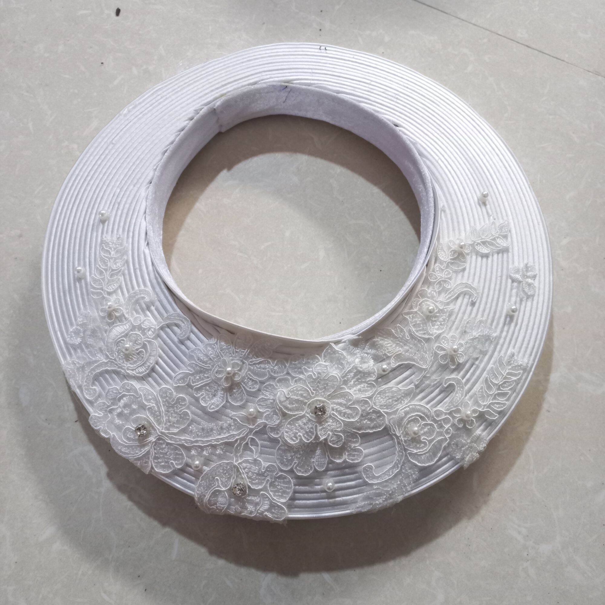Khăn xếp cô dâu, hầu đồng 25 vòng màu trắng