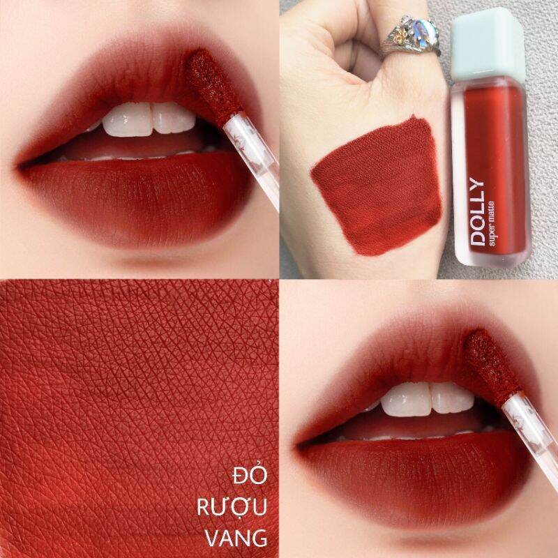 Đỏ Rượu Vang_Son Dolly Super Matte Hot Trend 2021