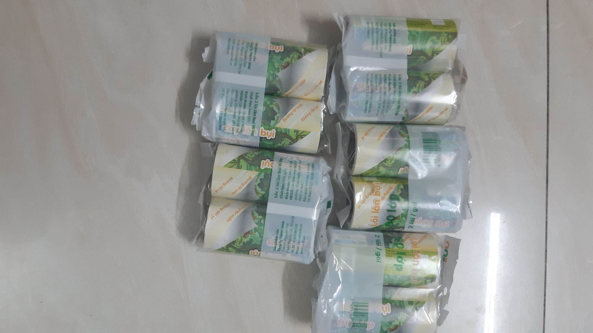 combo 10 Lõi lăn bụi 90 lớp(1loi) KHÔNG CÓ CÁNG