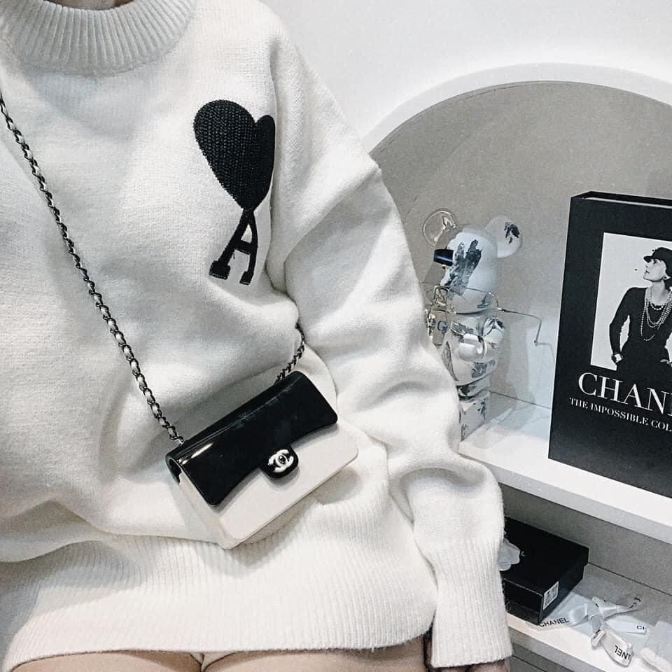 Túi Nhựa Chanell Phối Màu mini