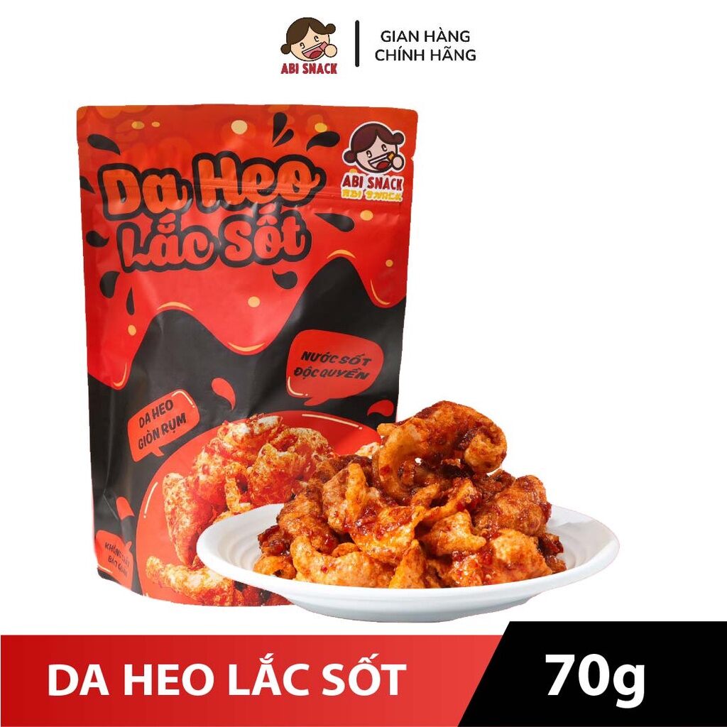 Da heo lắc sốt abi snack