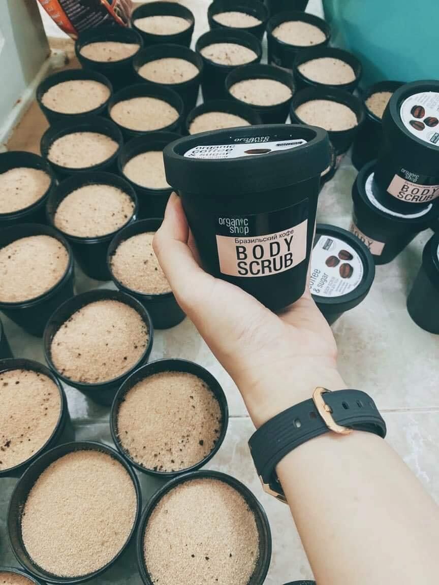 Muối tẩy tế bào chết body cà phê