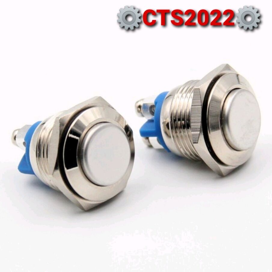Nút nhấn tự nhả phi 16mm bằng kim loại