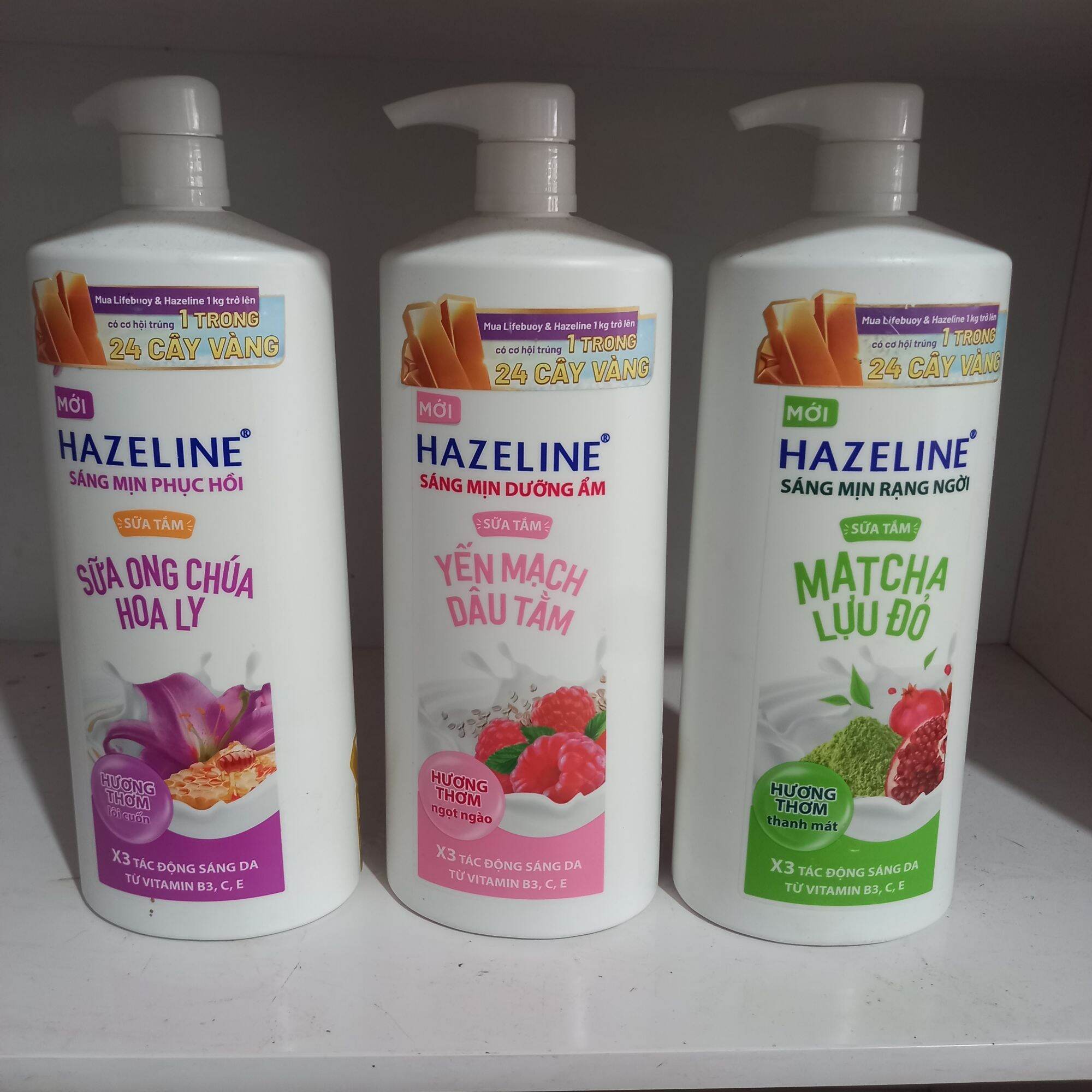 Sữa tắm Hazeline sữa ong chúa 1kg