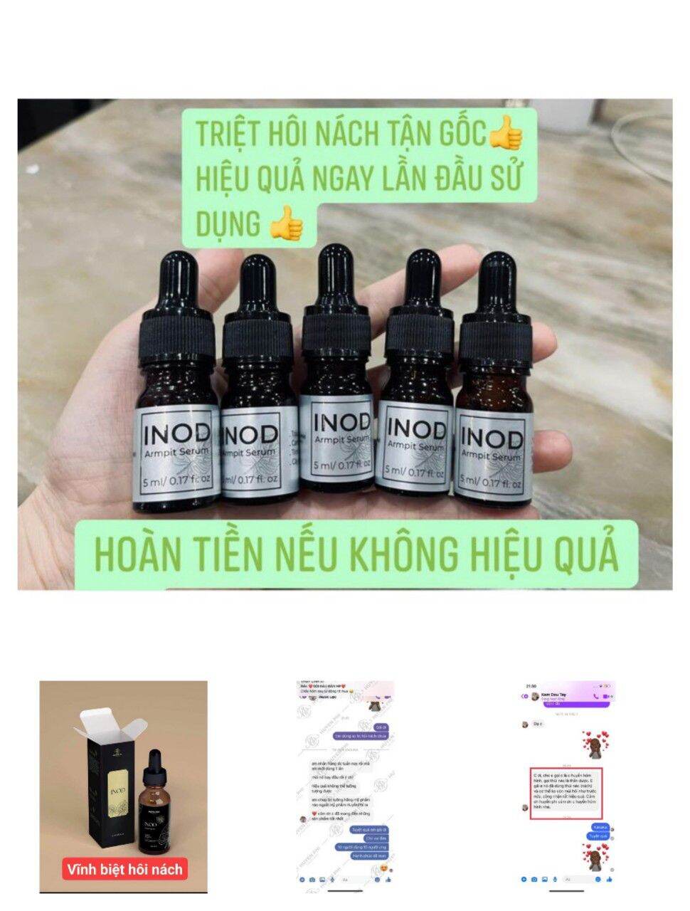 (Hàng Chính Hãng)Serum Indo Khắc Phụchôi Nách Hôi Chân Và Mùi Cơ Thể Huyền Phi