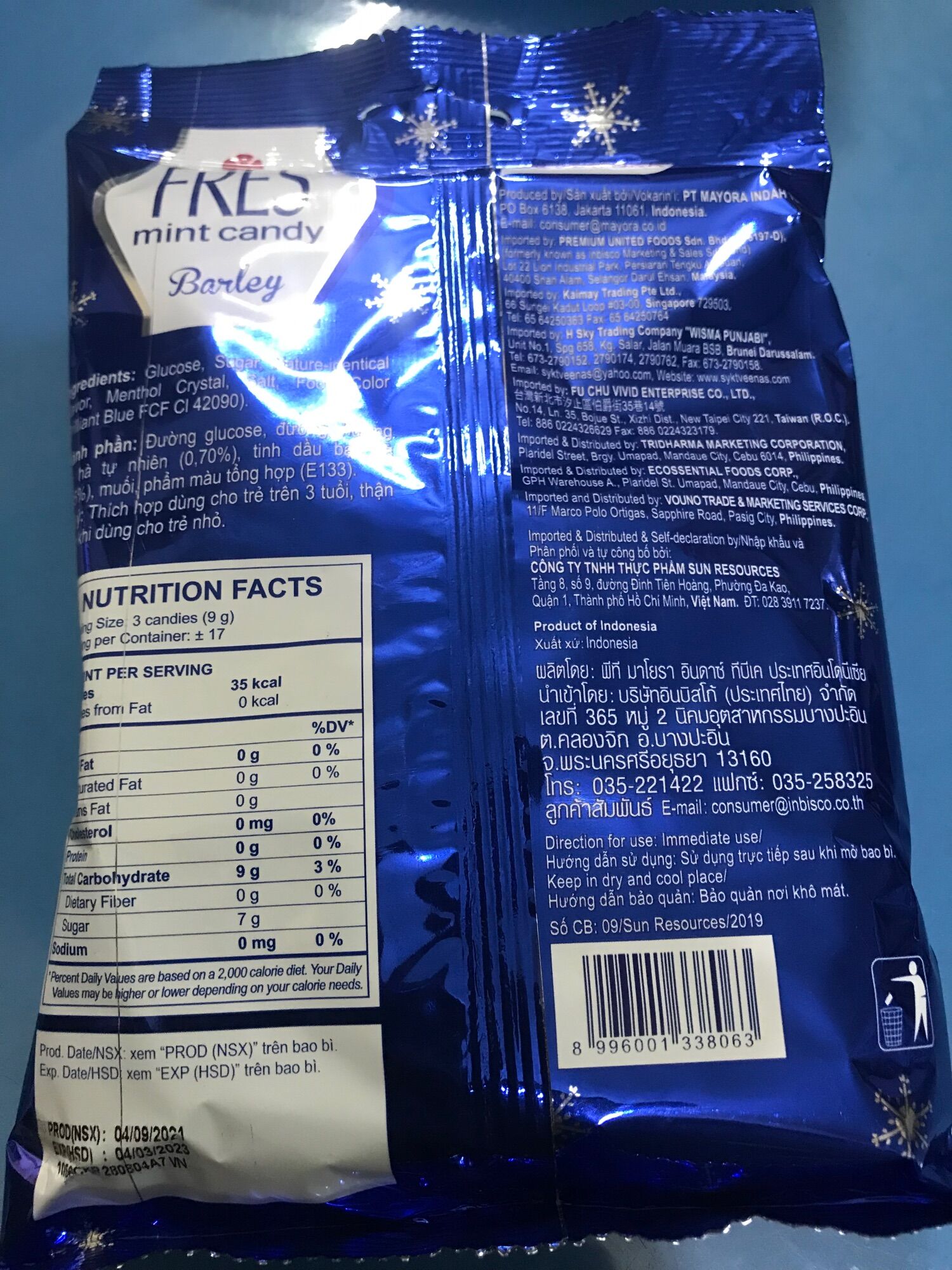 KẸO BẠC HÀ FRES MINTCANDY 150G