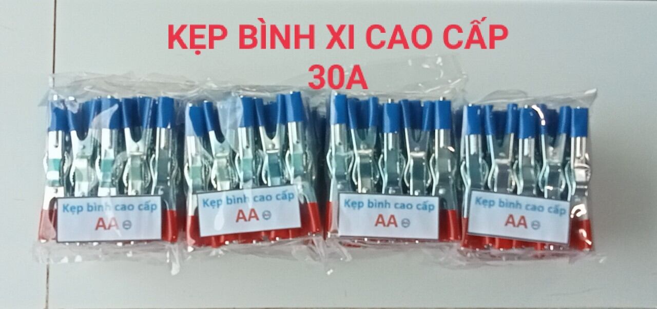 100 CẶP KẸP BÌNH XI A A XANH ĐỎ