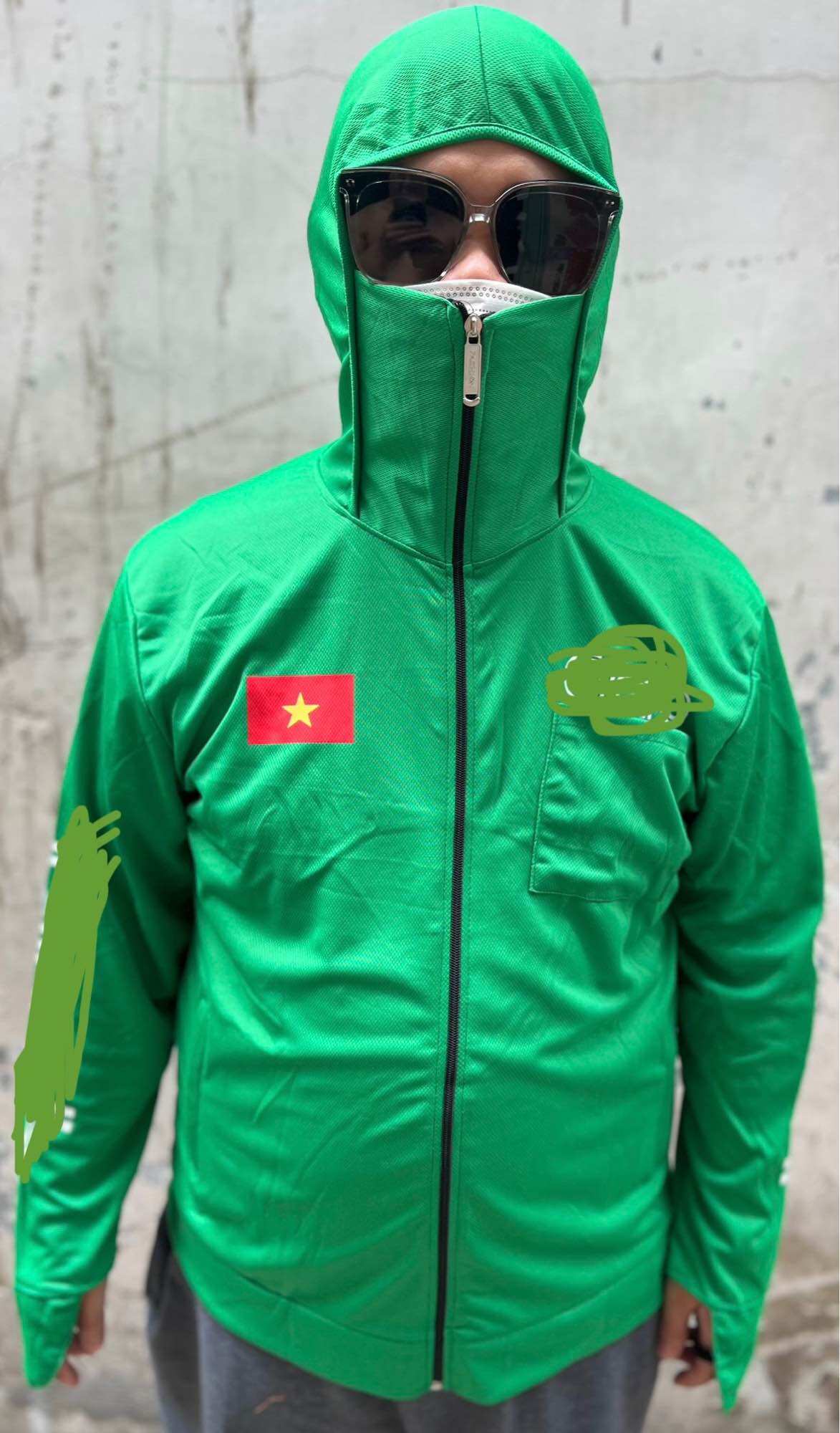 ÁO KHOÁC Rap THUN MÁT CHỐNG NẮNG Xe Ôm Công Nghệ