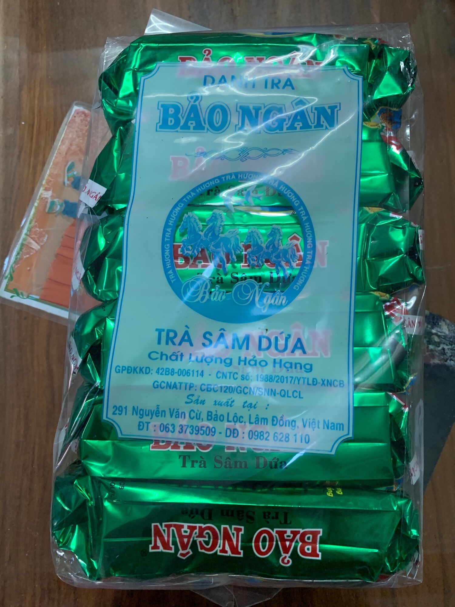 Trà sâm dứa Bảo Ngân lốc 6g