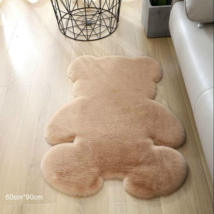 Thảm lông mịn hình Gấu