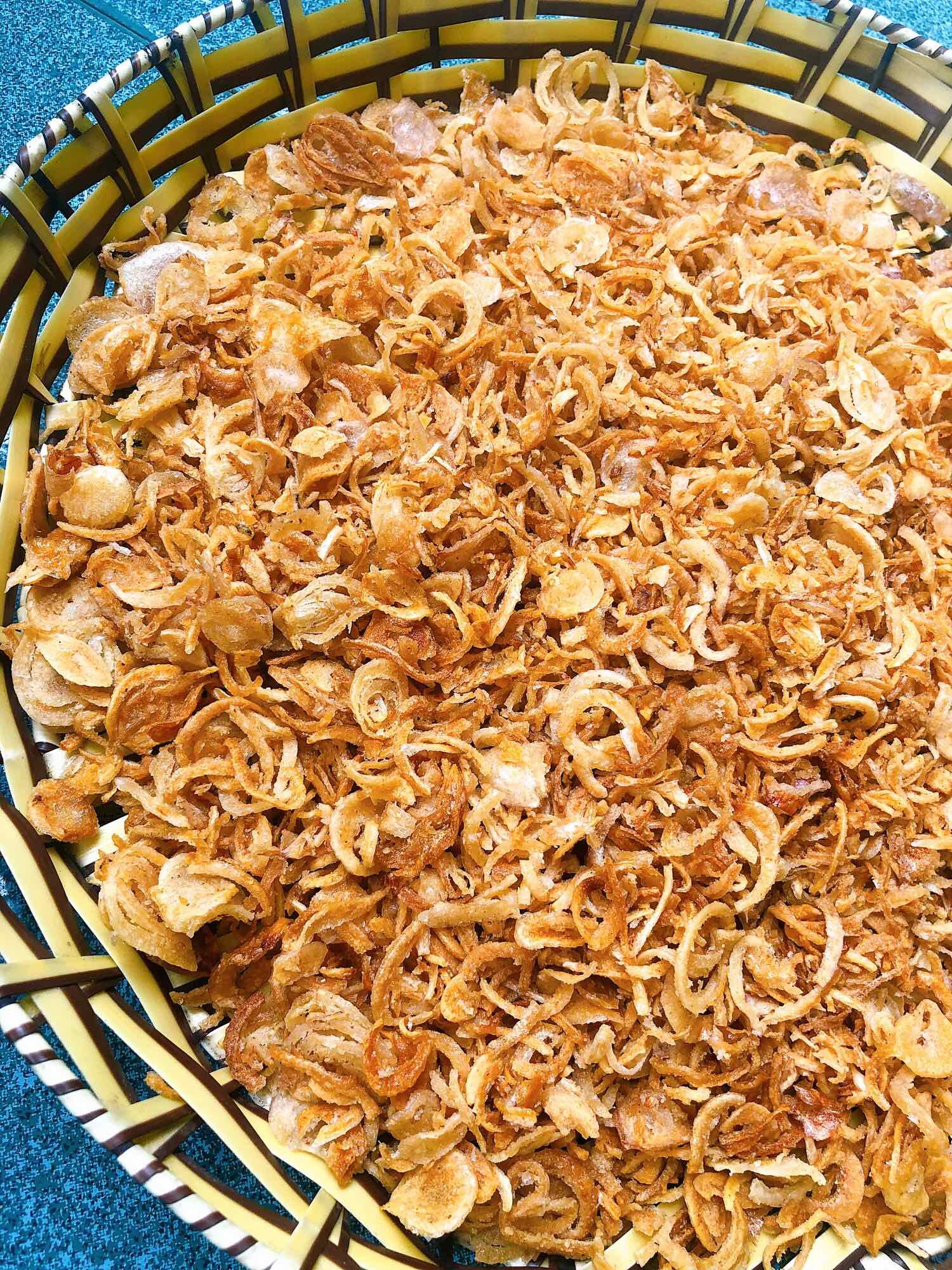 500gr hành phi nguyên chất 100% nhà làm siêu giòn