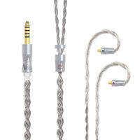 KBEAR Chord 6N Graphene + 4N OFC Mạ Bạc Hỗn Hợp Bện Nâng Cấp Cáp Kết Nối Tai Nghe Dây Cho Rosefinch KS2 KS1 Nam Cáp Loa