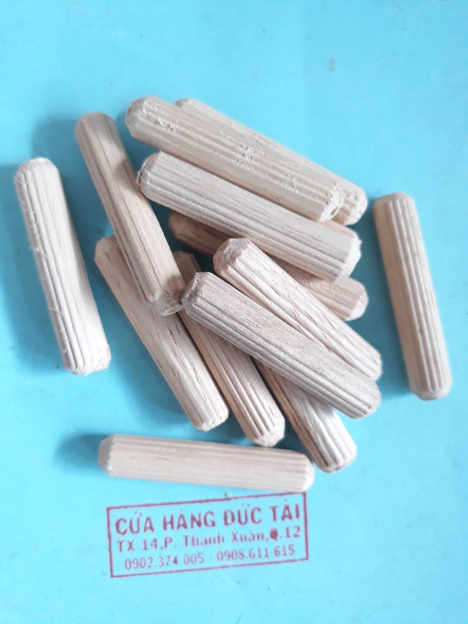[HCM] Chốt gỗ 8mm 100gram khoảng 100 con