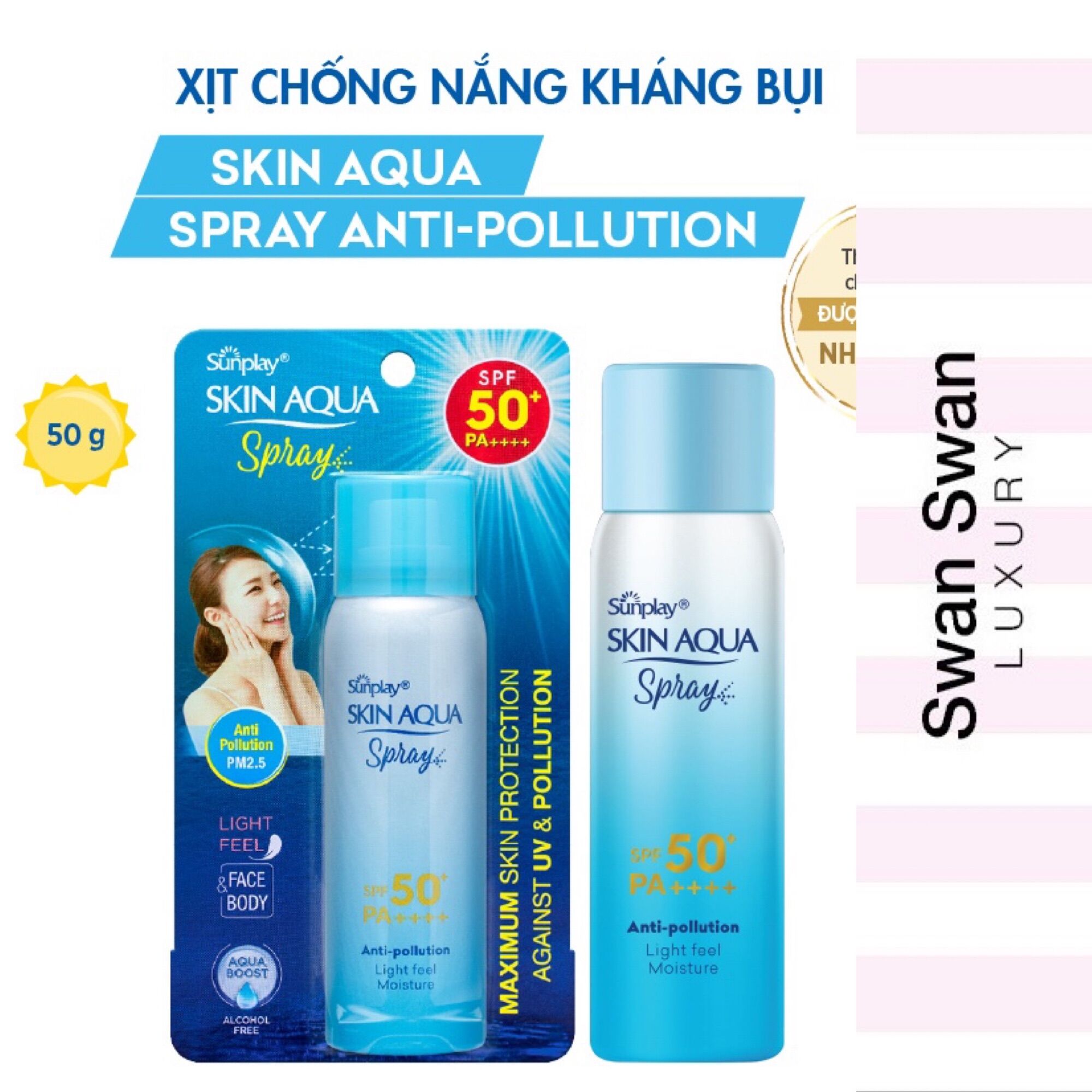 Xịt chống nắng sunplay bảo vệ da spf50 50g