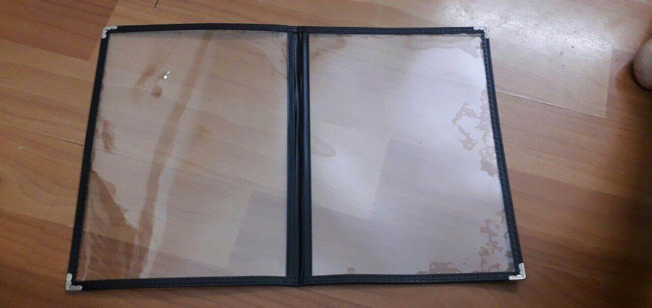 Bìa menu 4 trang A4