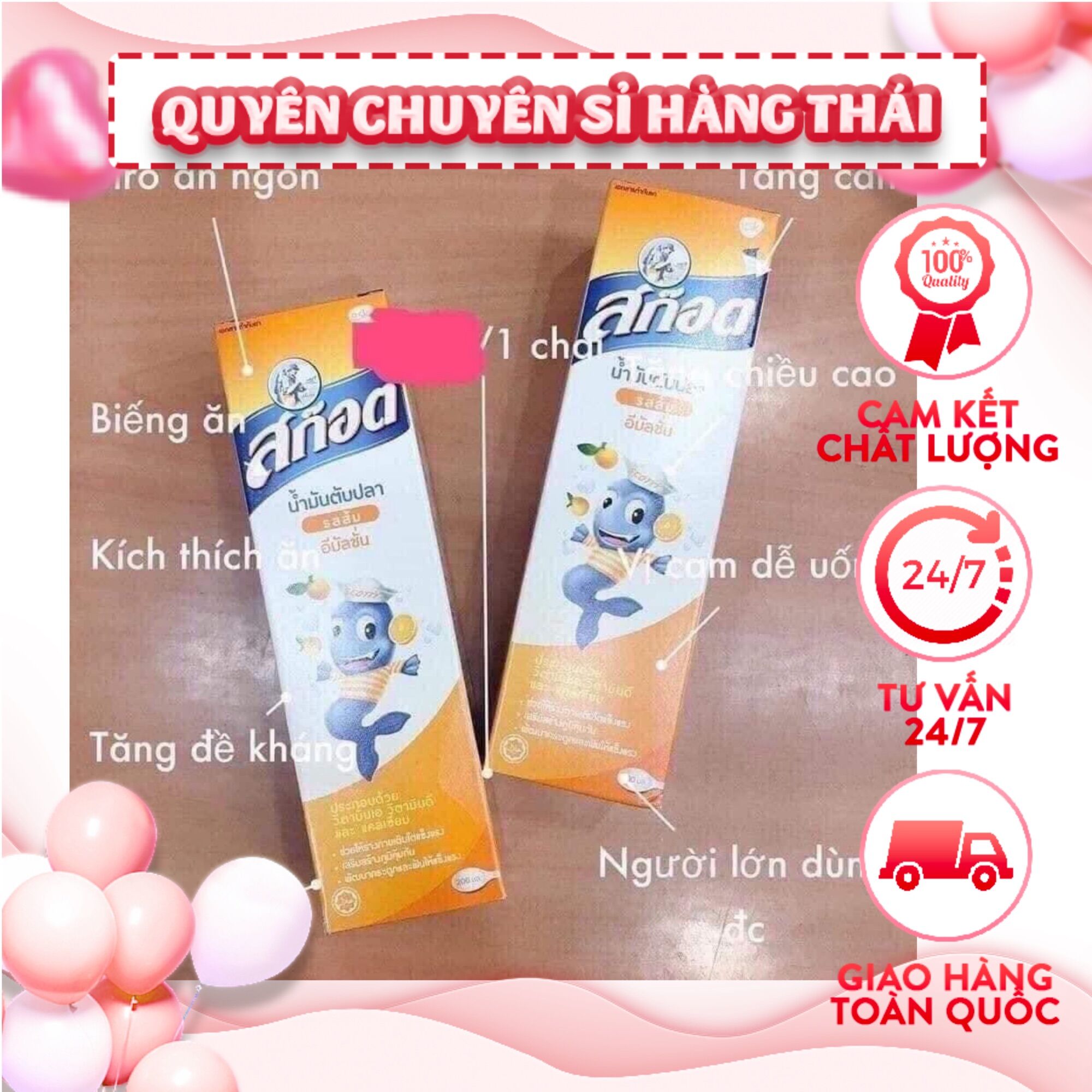 Siro tăng cân scott 200ml thái lan